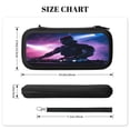 thumbnail image 4 of Agent Dj (4), Carrying Case For Nintendo Switch & OLED Version, Eva Lightweight Shockproof Protective Pouch Case for Game Console & Accessories with 10 Game Card Slot & Wristband, Black, 4 of 6
