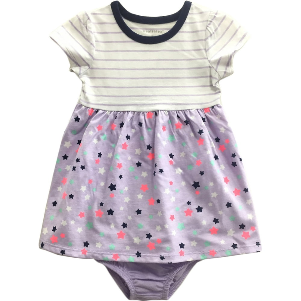 Healthtex Baby Girl Cap Sleeve Knit Dress