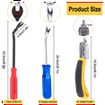 thumbnail image 3 of 3Pcs Nail Pullers Tack Lifter 3mm V/U Tip Nail Staple Rivet Tack Puller Upholstery Staple Remover Screwdriver Tool, 3 of 7