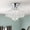 Silver, variant on Bestco 3-Light Crystal Chandelier Light Fixture Modern Flush Mount Ceiling Light Gold
