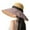 Khaki, variant on Lady Wide Brim Sun Hat with Chin Strap Bow for Spring Summer Travel Outdoor Sun Protection Hats for Women Khaki