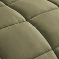 thumbnail image 2 of Chezmoi Collection Olive Green Down Alternative Comforter King - 3-Piece All Seasons Lightweight Comforter Set - Microfiber Comforter Duvet Insert with Corner Tabs, 2 of 6