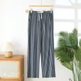thumbnail image 2 of Tnhcen Women's Modal Pajama Pants Striped Lounge Pants with Pockets Drawstring Waist Sleepwear Comfortable Home Wear Soft Outdoor Loungewear M-2XL, 2 of 6