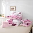 thumbnail image 6 of Homewish Animal Dinosaurs 7-Piece Bedding Comforter Set For Children Teens,Jungle Wildlife King Bedding Sets,Cartoon Dino Ultra Soft Bed Sheets,Ultra Soft Home Decor,Reversible, 6 of 8