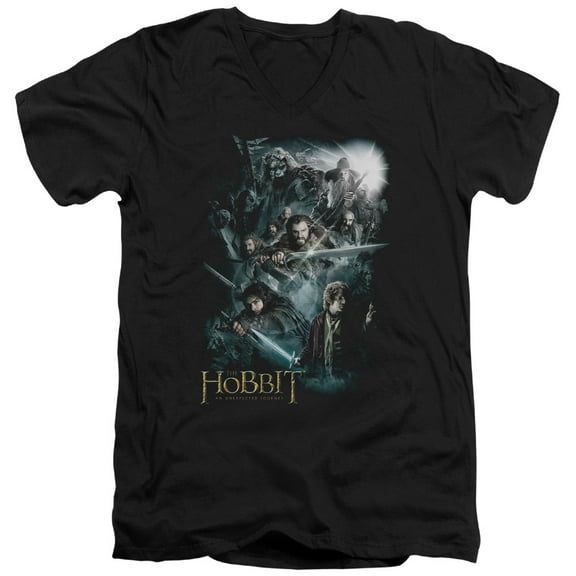 The Hobbit - Epic Adventure - Slim Fit V Neck Shirt - Large