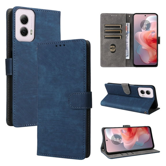 Flip Wallet Case For Moto G Stylus 5G 2024/G Power 5G/Moto G 5G 2025 Phone Magnetic PU Leather Phone Case