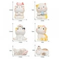 thumbnail image 7 of 1PC Miniature Cat Figurines Resin Landscape Decoration Mini Animals Miniature Figurines Fairy Garden Accessories for Desk Micro Landscape Plant Pot Bonsai Craft Décor, 7 of 7