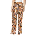 thumbnail image 3 of Daiia Cat Paws Women's Sleep Pant with Pockets and Drawstring,Pajama Pants-Small, 3 of 9