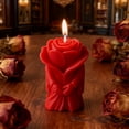 thumbnail image 6 of Romantic Rose Couple Aromatherapy Candle - Handcrafted Scented Candle with Floral Design, for Valentine's Day, Weddings, Anniversary Gifts & Home Decor, 6 of 8
