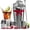 Silver, variant on 16-Piece Stainless Steel Cocktail Shaker Bar Set, Silver Mixology Bartender Kit with 30oz Martini Shaker, Muddler, Jigger, Pourers & Cocktail Recipe Book