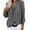1Grey, variant on Womens Button Down Shirt Long Sleeve V Neck Dress Shirts Casual Loose Roll Up Work Blouse Tops Button Down Shirts for Women Long Sleeve Office Slim Fit Blouses Casual Business Silk Tops with Pocket