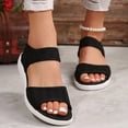 thumbnail image 5 of Willtoo 2026 Orthopedic Sandals for Women Non Slip Slip on Arch Support Flat Wedge Sandals Lightweight Walking Shoes 2026 Vacation Beach 2026 Orthopedic Shoes, 5 of 6
