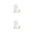 thumbnail image 1 of VONKY 30Pcs Paper Clip Animal Shape Photo Envelope Clips Cartoon Bookmark Pin Students Multicolor Novelty For Business Dog/Rose Gold 2Set, 1 of 1