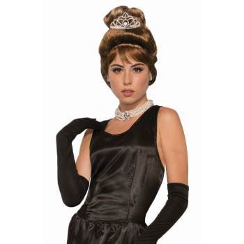 Breakfast At Tiffanys Holly Golightly And Tiara SetHalloween Costume Accessory Wig