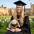 thumbnail image 6 of Graduation Doll Clothes Class of 2026 Plush Stuffed Animal Outfit Pet Dog Doll Cap and Gown Fits 12" Doll Bear for Graduation Day Gifts, 6 of 7
