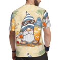thumbnail image 2 of Rocae Hello Summer Cute Gnome for Men's Mesh Quick-Dry Short Sleeve Workout T-Shirt,Mens Crew Neck Tee Lightweight Soft Classic T Shirts Medium, 2 of 9