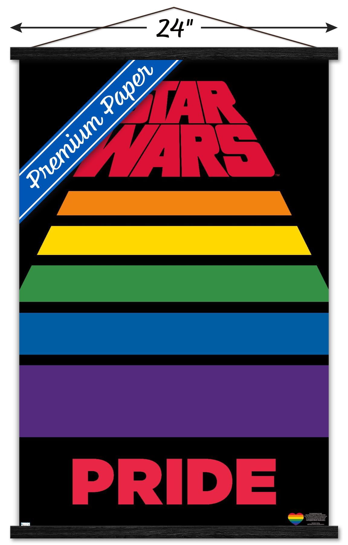 Star Wars: Saga - Scroll Pride Wall Poster with Magnetic Frame, 22.375" x 34"