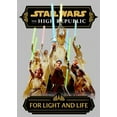 thumbnail image 2 of Men's Star Wars The High Republic Jedi For Light and Life  Graphic Tee Silver 3X Large, 2 of 4