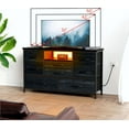 thumbnail image 5 of GoFashion 8 Dresser TV Stand with Power Outlet & LED for 55'' TV, Long Dresser for Bedroom with 8 Deep Drawers, Wide Console Table for Storage in Closet, 5 of 6