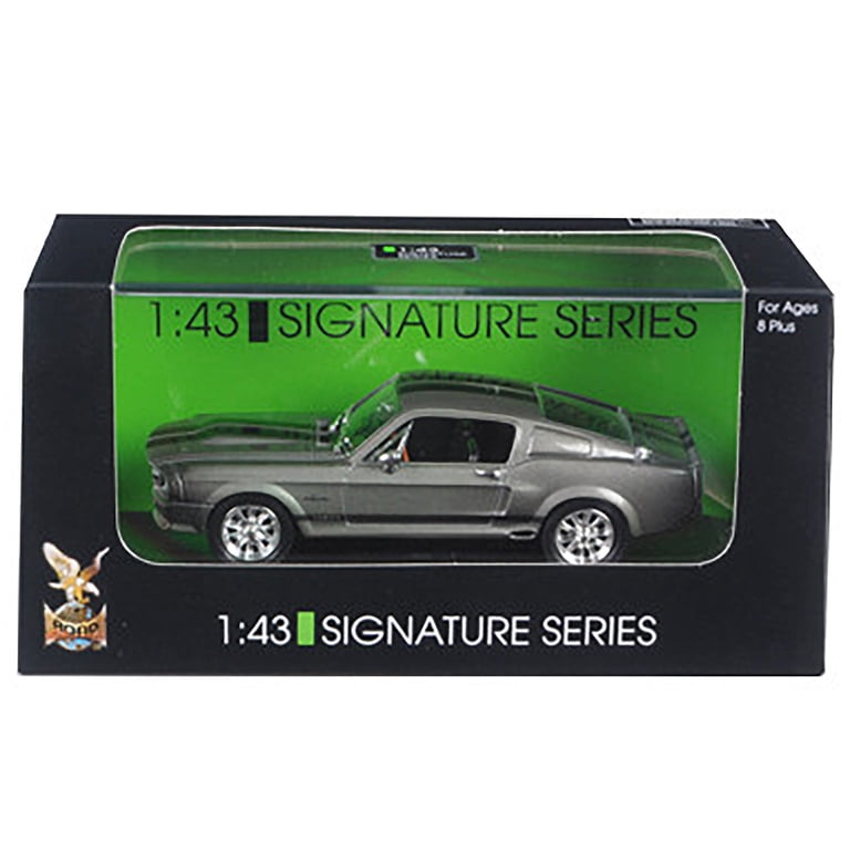 1967 Shelby Mustang GT 500E Grey Signature Series 1/43 Diecast