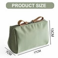 thumbnail image 2 of Portable Cosmetic Bag Polyester Zipper Pouch Large Capacity Cosmetic Organizer For Women, 2 of 5