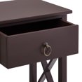 thumbnail image 4 of Wooden Table with Storage Shelf, Drawer by Naomi Home, 4 of 8