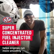(2 pack) STP Super Concentrated Fuel Injector Cleaner 5.25 FL OZ For Automotive Additive