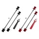 thumbnail image 5 of Sonducket Juego de brochetas de liberación rápida para bicicleta, pieza modificada de repuesto, eje de rueda trasera delantera profesional, piezas de Ciclismo Negro Sonducket OD027480-01, 5 of 6