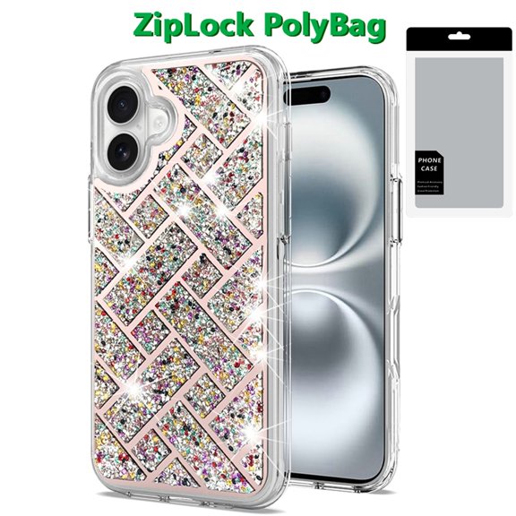 iPhone 16 - Ultra Bling Hybrid Case