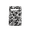 Black&white leopard print, variant on LOOKSEVEN Electric Guitar Tremolo Cavity Cover Back plate for Stratocaster Multicolors-Tea Yellow Wicker