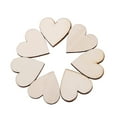 thumbnail image 3 of Wooden Love Heart Shape Embellishment Craft Kit for Wedding Plaques Art Decor Scrapbooking, 3 of 7