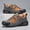 Gray Orange, variant on [Sneakers] Men'S Lightweight Hiking Footwear, Featuring a Round Toe And Low-Top Design, Designed for Comfort And Versatility, with Slip-Resistant And Durable Qualities, Suitable for Cycling And Trekk