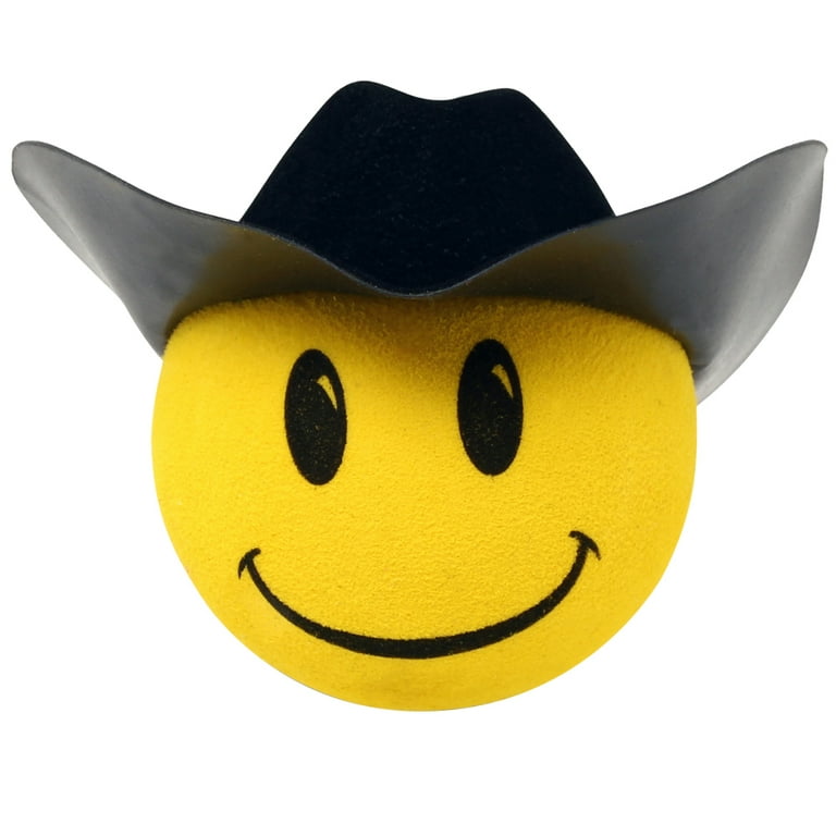 HappyBalls Cowboy with Hat Car Antenna Topper / Auto Mirror Hanger / Auto  Dashboard Accessory