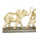 thumbnail image 6 of DecMode 4"W, 13"H Polystone Glam Sculpture, Gold, 1-Piece, 6 of 9