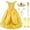 dress+Accessories, variant on Princess Belle Dress Up Costume for Girls Birthday Cosplay Party with Accessories