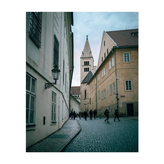 Prague Castle 01 - Prague Prague Czechia Photography Unframed Wall Art Print 8 x 10 inches