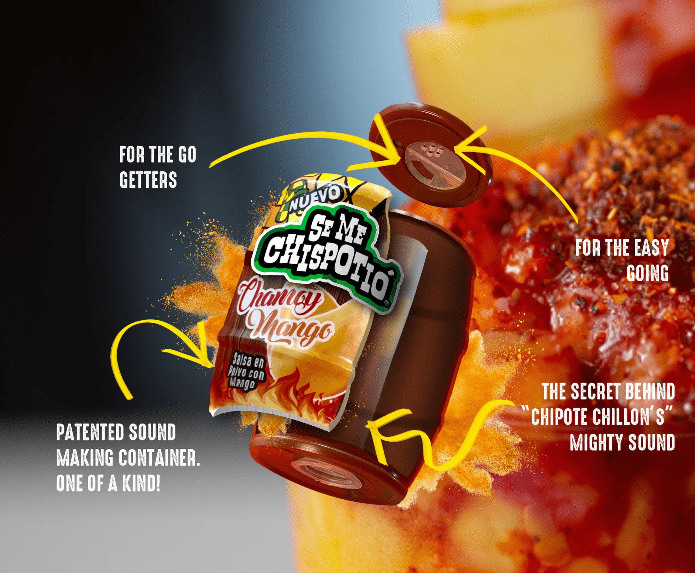 Se Me Chispotio Seasoning, Chamoy Mango Seasoning, 5.3 oz