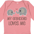 thumbnail image 4 of Inktastic Granddad Loves Me Grandchild Boys or Girls Long Sleeve Baby Bodysuit, 4 of 5