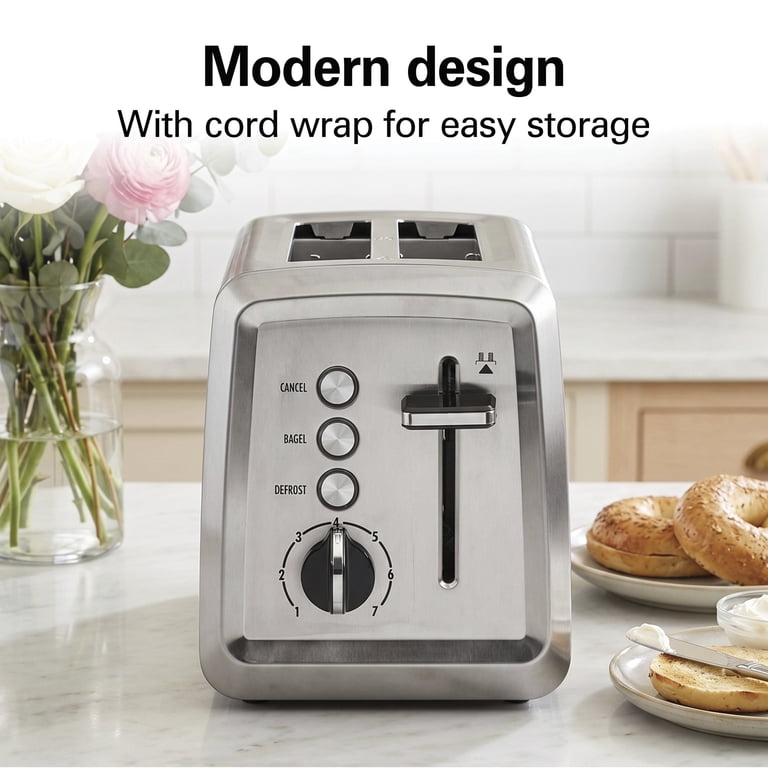 Hamilton Beach 2 Slice Toaster, Extra-Wide Slots for Bread, Bagel