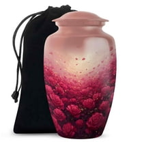 KARYLIZ Rose Urns - Funeral Urns For Adult Ashes Women - Urn For Human Ashes Adult Male Dad - Burial Memorial Cremation for Female Mom - Urn For Human Ashes Adult Man (Size - 10 Inch)