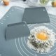 thumbnail image 4 of 2pcs Bench Scraper, Flexible Plastic Multipurpose Kitchen Pastry Cutter Tool, Food Scrapers For Bread Dough Baking Cake Fondant Icing, 4 of 4