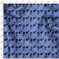 thumbnail image 4 of Soimoi Blue Velvet Fabric Dots & Circle Geometric Print Sewing Fabric Yard 58 Inch Wide, 4 of 5