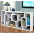thumbnail image 6 of Furniture of America Aix Modern 16-Shelf Geometric Bookcase, White, 6 of 6