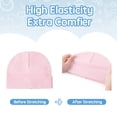 thumbnail image 6 of FOREEMME Baby Beanies for Boys Girls Newborn Baby Hat with Mittens Cute Cotton Hospital Hats for 0-6 Months, 6 of 6