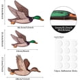 thumbnail image 2 of 3-Piece Wooden Mallard Duck Hunting-Themed Wall Decor — Vintage Rustic-Style Wall Art (Larger-than-Standard Sizes: 12" / 11" / 9") — Ideal for Entryways, Nurseries, and Living Rooms; Rustic-Style Hom, 2 of 7
