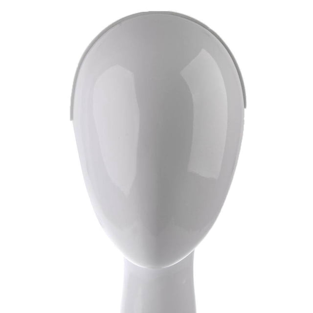 pitrice Mannequin en Plastique pour Femme Modèle pour Perruques Lunettes Chapeaux Présentoir