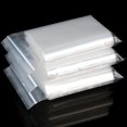 thumbnail image 1 of Trayknick 100Pcs/Set Clear Household Sundries Food Storage Resealable Zipper Plastic Bags Transparent size 2, 1 of 13