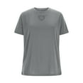 thumbnail image 6 of Women's Heart Hollow T-Shirts -Casual Loose Short Sleeve Crew Neck Tops Summer Casual Base Tee, 6 of 9