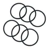 Yucurem 6Pcs Bottle Seal Ring Silicone Gasket for Quick Flip Go 24-36oz Water Bottles for Sports (Black)
