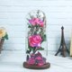 thumbnail image 4 of Regalo navideño para mujeres: rosas brillantes con cúpula de cristal, 4 of 5